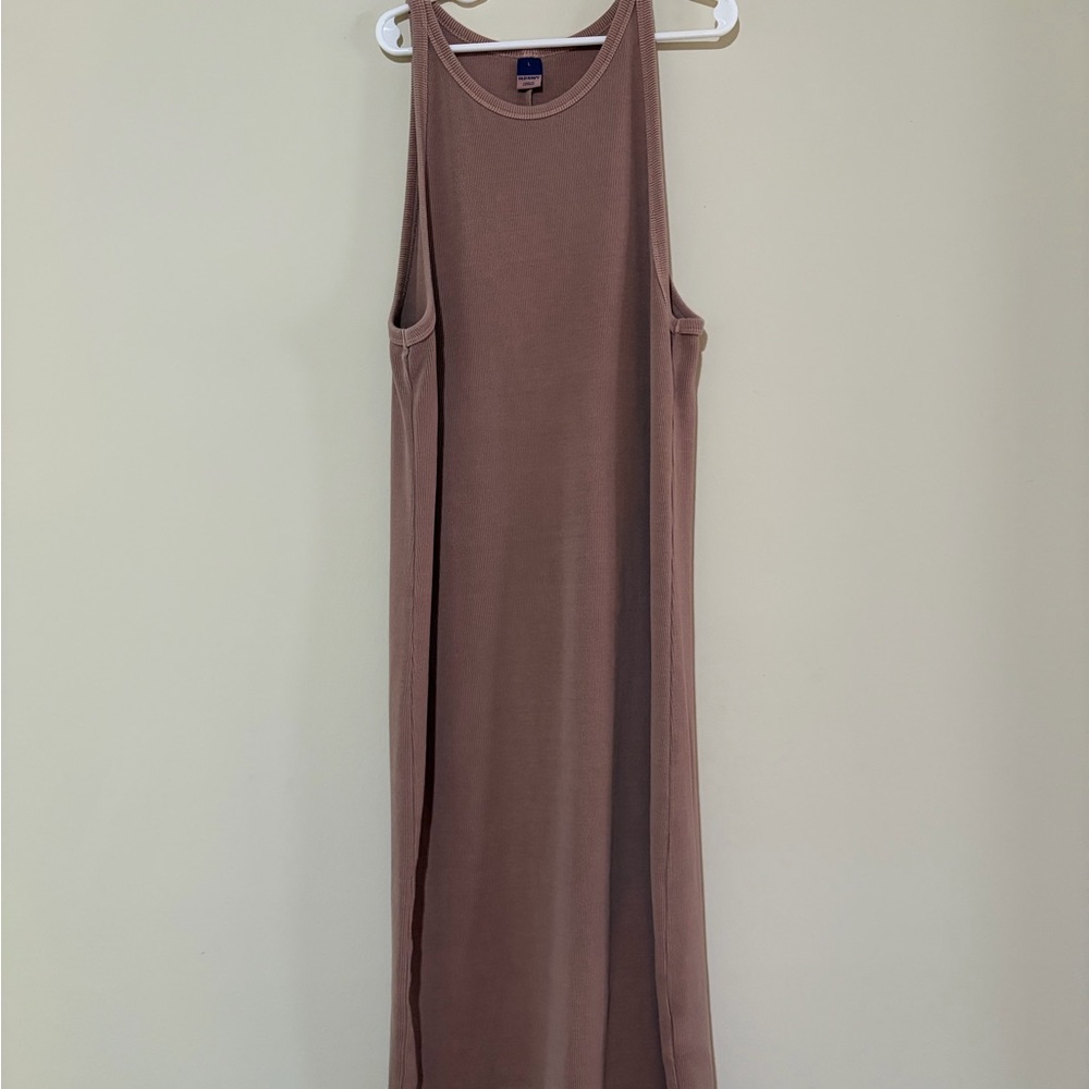 Old Navy Sleeveless Maxi Dress - Dusty mauve one brown.